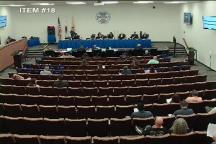 view of council from rear of the room