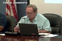 View of Planning Commission Vice Chair 