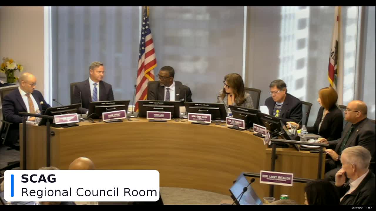 Thumbnail image for So. Calif. Assn. of Gov'ts. Bd.: 12/04/25