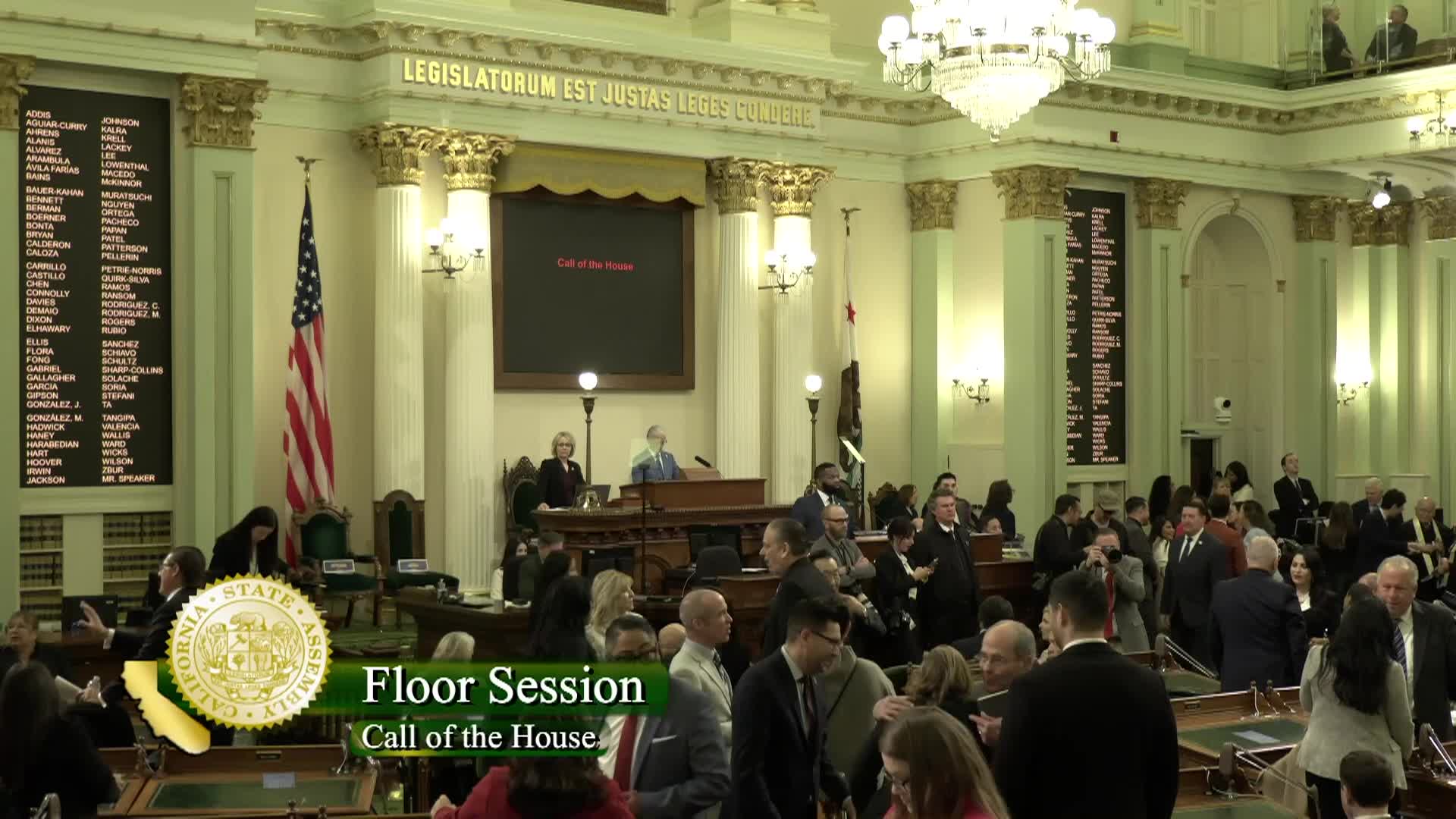 California State Assembly: 01/08/26