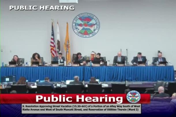 Wide Shot of Mayor and Council