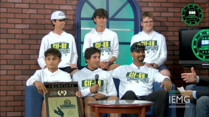 Shot of Cajon Boys Golf Team